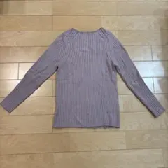 アーバンリサーチ　カットソー　長袖　薄い紫色