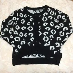 MURUA ニット ニットカーディガン ヒョウ柄ニット