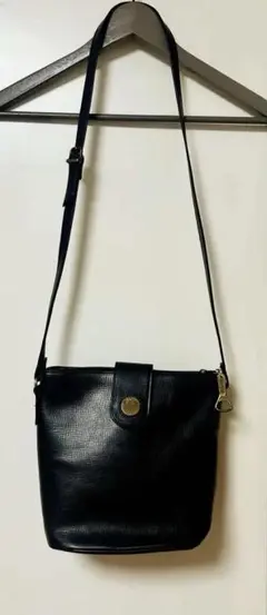 モスキーノ MOSCHINO ショルダーバック レザー 巾着 黒 希少品