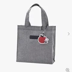 familiar ファミリア　ギンガムチェック　トートバッグ