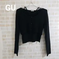 【処分SALE!!最終値下】GU 2ピースクロップドカーディガン
