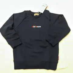 【新品】MIKI HOUSE 長袖トレーナー 100cm 紺色