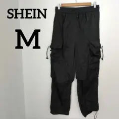 送料込❤SHEIN【M】シーイン ブラック カーゴパンツ カジュアルパンツ