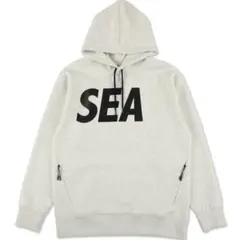 WIND AND SEA フェイクファーロゴ パーカー - メルカリ