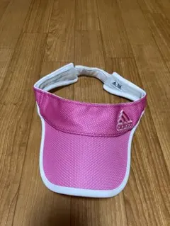 adidas ピンク 超軽量サンバイザー