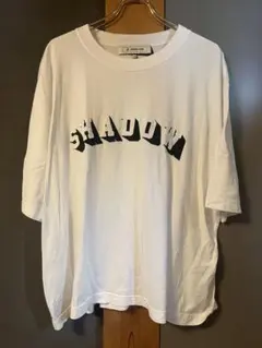 ANREALAGE SHADOW ロゴ Tシャツ ホワイト 38