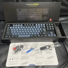 【美品】Keychron K8 Pro JIS 静音赤軸 White LED