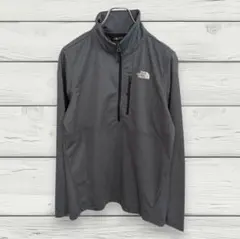 【美品】ノースフェイス ハーフジップ アノラック グレー レディースLのサムネイル
