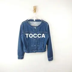 TOCCA ꕤ︎︎ 洗えるデニムジャケット ビジューボタン　４