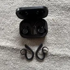 満*月様 ワイヤレスイヤホン ブラック 耳掛け式