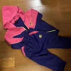 Champion ジャージ 100cm ピンク/ネイビー