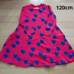 MARK'S HOGAN ハート柄長袖ワンピース