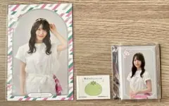 櫻坂46 森田ひかる カフェ マグネット ポストカード フラッグ