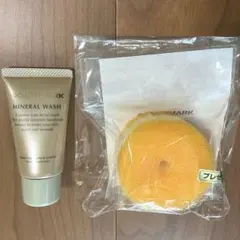 ◇カバーマーク ミネラルウォッシュ(洗顔料)25g 専用スポンジ付き 試供品のサムネイル