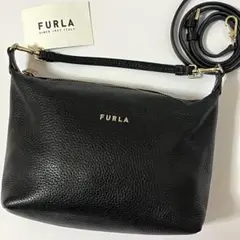 美品 FURLA フルラ シエナ ホーボー ショルダーバッグ 2way レザー
