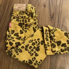 キッズ　長ズボン　パンツ　breeze アニマル　ヒョウ柄　120