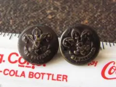 チェンジボタン 2個 USA BOY SCOUT ビンテージシャツ用 15mm