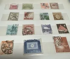 【古切手まとめ売り】戦前〜昭和30年代 日本切手 アルバム 銭単位 多数