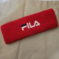 FILA レッド ヘッドバンド フリーサイズ