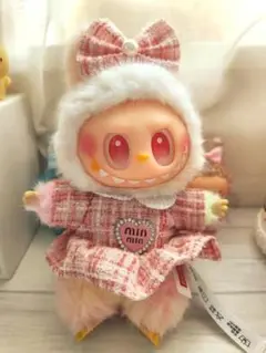 ラフフ 洋服付き LABUBU ラブブ ぬいぐるみ フィギュア マスコット