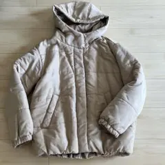 SM2 blue ジャンバー　フード付きジャケット キルト　コート　美品