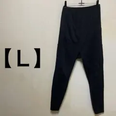 黒 ストレッチフィットネスパンツ