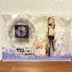 リゼロ エミリアの誕生日生活2026 抽選景品 A賞 アクリルクロック