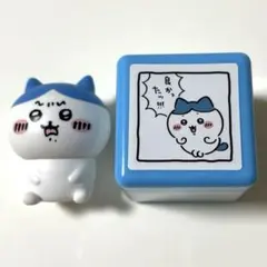 ちいかわ ハチワレ フィギュアとスタンプ2点のサムネイル