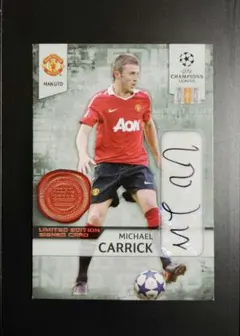 PANINI マイケル・キャリック 直筆サイン auto マンU CARRICK