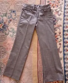 【美品】LAUTREAMONT ウール98%　セミフレアパンツ　M