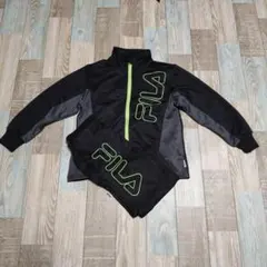 FILA ジャージセット ブラック/グレー/グリーン