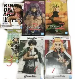 プライズフィギュア まとめ売り ジョジョ ワンピース 鬼滅の刃 進撃の巨人