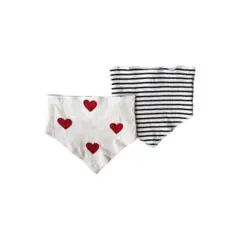 Petit Bateau ハート・ストライプ 三角スタイセットのサムネイル