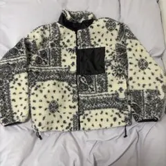 WEGOフリースジャケット ホワイト・ブラック