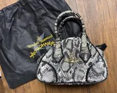 【超美品】Vivienne Westwood クロコ柄ハンドバッグ 保存袋付き