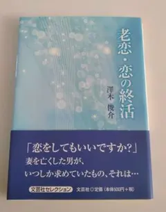 帯付き一読美品【老恋・恋の終活】　千の風になったあなたへ贈る手紙 著者　澤木俊介