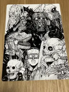 ドロヘドロ 原画展 フェイスタオル キクラゲ 恵比寿 恵比寿＆キクラゲ オールプリントTシャツ [ドロヘドロ（原作版