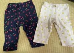 夏用　女の子キッズパンツ　100サイズ　2点セット