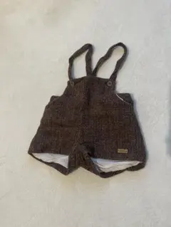 Popelin Brown Wool Suspender Shorts ポペリン - メルカリ
