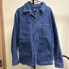 UNIQLO ストライプ デニムジャケット　Sサイズ