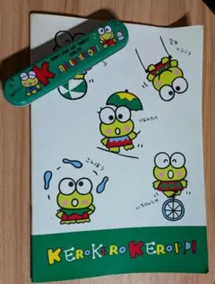 超レア　サンリオ けろけろけろっぴ 筆箱 ノート　シール文房具セット1990年代
