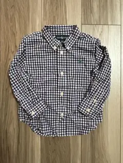 ポロラルフローレン　ギンガムチェックシャツ　24M（90cm）