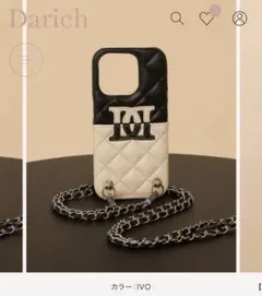 [新品]バイカラーダイカットロゴiPhoneケース ダーリッチ 14Pro D05767DW005823_fw_thumbM.jpg