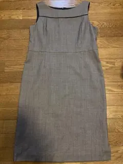 アリスバーリー　ワンピース　グレー　上品　大きい LL　難あり