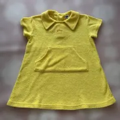 KP パイル地 半袖 子供服 イエロー 95cm プール 入浴のサムネイル