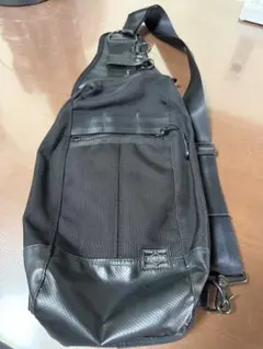 PORTER 吉田カバン　ヒート スリングショルダーバッグ　ブラック