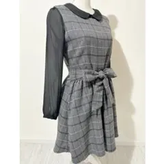 【新品未使用】 as know as チェック ノースリーブ ワンピース #2