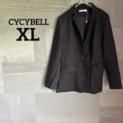 CYCYBELL 【XL】黒 ブレザー ジャケット 一つボタン シンプル