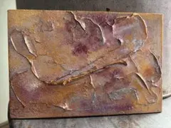 Acryl texture No.1 抽象画 テクスチャーアート デザイン画のサムネイル
