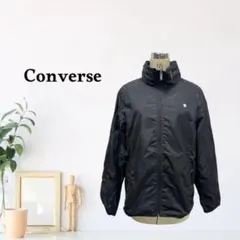 zk843【L】Converse ナイロンジャケット 星柄 ジップアップ 軽量のサムネイル